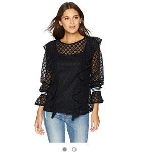 Kensie Chantilly Lace Top